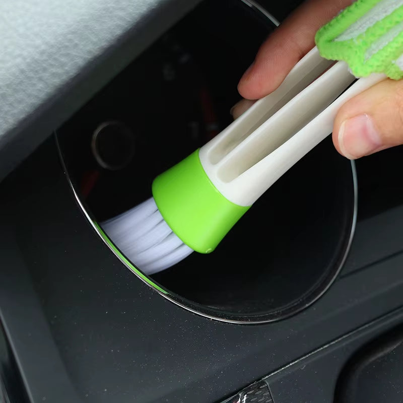 Car Cleaning Brush Air Conditioner Vent Cleaner Detailing Dust Removal Blinds Duster Outlet Brush Car-Styling Auto Accessories