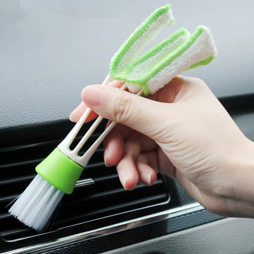 Car Cleaning Brush Air Conditioner Vent Cleaner Detailing Dust Removal Blinds Duster Outlet Brush Car-Styling Auto Accessories
