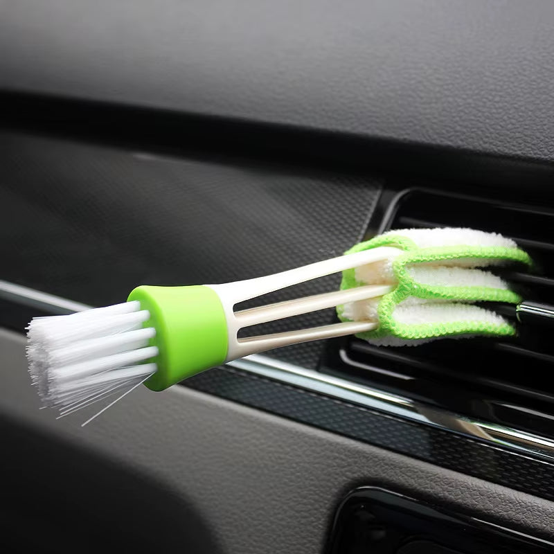 Car Cleaning Brush Air Conditioner Vent Cleaner Detailing Dust Removal Blinds Duster Outlet Brush Car-Styling Auto Accessories